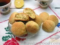 Фото приготовления рецепта: Творожное печенье с цедрой лимона и мёдом - шаг №17