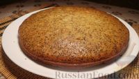 Фото приготовления рецепта: Постный апельсиновый пирог с маком - шаг №18