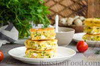 Фото приготовления рецепта: Заливной пирог с тунцом, яйцами и зелёным луком - шаг №12