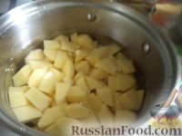 Фото приготовления рецепта: Картофельные котлеты с куриным мясом - шаг №3