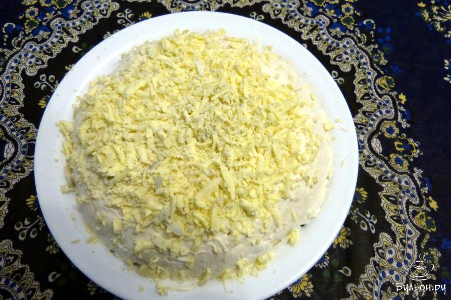 Салат "Мимоза" со шпротами - пошаговые рецепты с фото