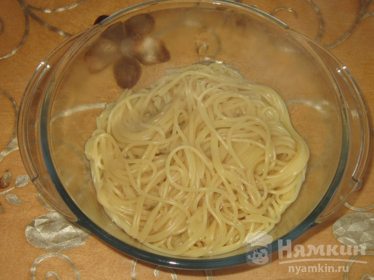 Спагетти с сербской брынзой - фото шаг 2