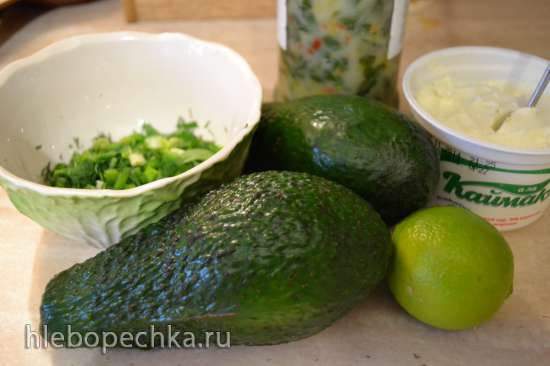 Паста (гуакамоле) закусочная из авокадо (как сохранить авокадо)