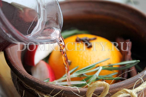Глинтвейн рецепт классический с апельсином - пошаговый рецепт с фото