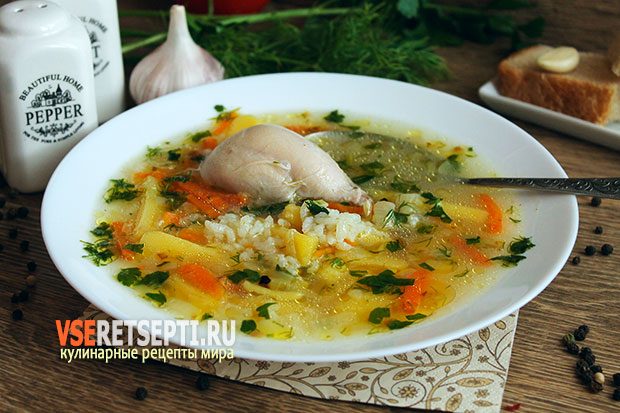 Как приготовить куриный суп с рисом