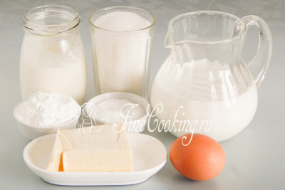 Пока охлаждается быстрое слоеное тесто, займемся приготовлением заварного крема для торта Наполеон