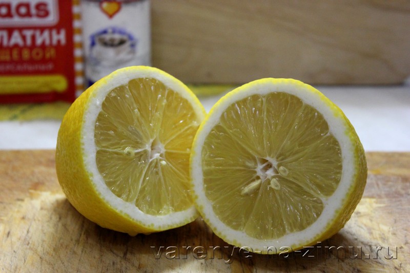 Желе из лимона без сахара с желатином: фото 2
