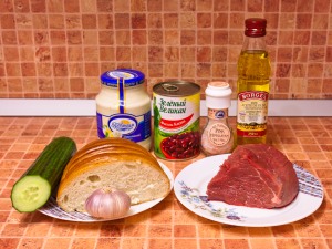 Салат с говядиной и фасолью – оригинальные рецепты