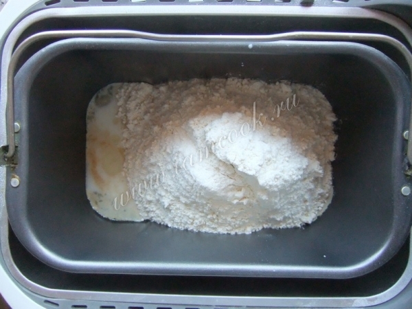 Делаем тесто в хлебопечке