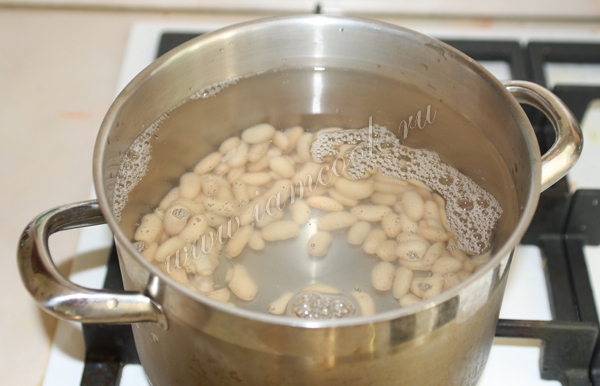 Постный борщ с фасолью, пошаговый рецепт с фото