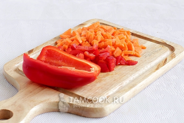 Перец сладкий и морковь