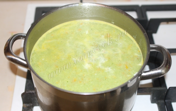 Вкусный суп из капусты брокколи
