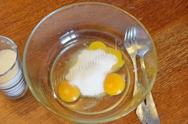 Яйца с сахаром
