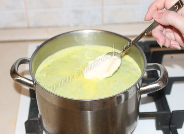 Приготовление супа пюре из брокколи