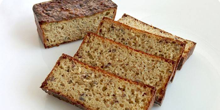 Домашний хлеб на кефире по Дюкану 