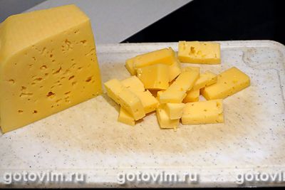 Котлет по-киевски со сливочным маслом и сыром, Шаг 03