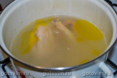 Зеленый суп из щавеля на курином бульоне, Шаг 01