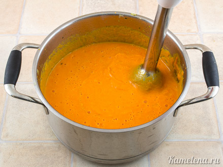 Морковный суп-пюре — 6 шаг