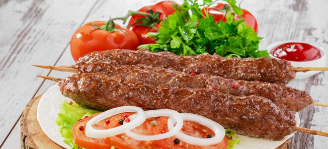 рецепт люля кебаб из говядины в духовке
