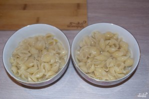 Макароны с сыром в духовке - фото шаг 5