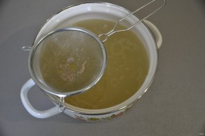 Куриный суп с сырными шариками - фото шаг 11