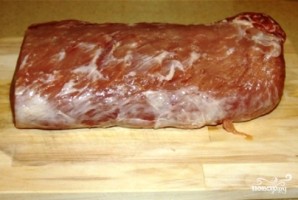 Карбонад свиной в духовке - фото шаг 1