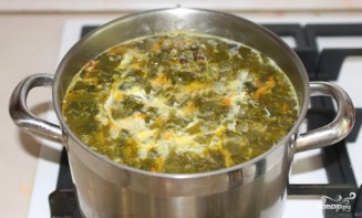 Щавелевый суп без картошки - фото шаг 5