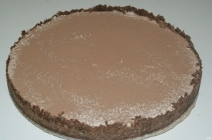 Шоколадный чизкейк без выпечки - фото шаг 12