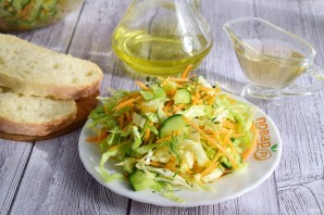 Витаминный салат из свежих овощей - фото шаг 7