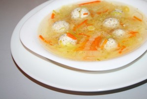 Суп с рыбными фрикадельками - фото шаг 8