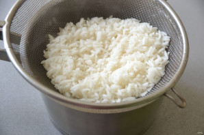 Пирог с рисом и горбушей - фото шаг 7