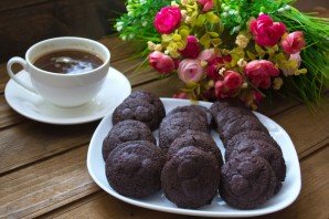 Мягкое шоколадное печенье с какао - фото шаг 8
