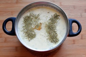 Сырный cуп-пюре с картошкой и цветной капустой - фото шаг 2