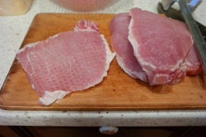 Мясо в лаваше в духовке - фото шаг 1