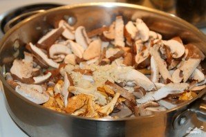 Паста сливочная с грибами - фото шаг 5