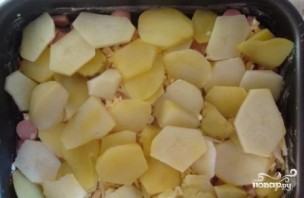 Картофельная запеканка с сосисками и сыром - фото шаг 13
