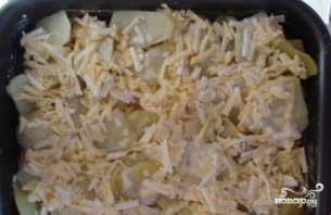 Картофельная запеканка с сосисками и сыром - фото шаг 14
