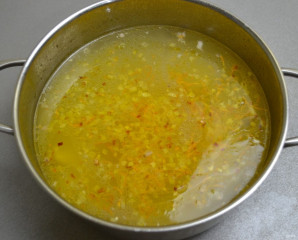 Суп с чесночными клецками - фото шаг 12
