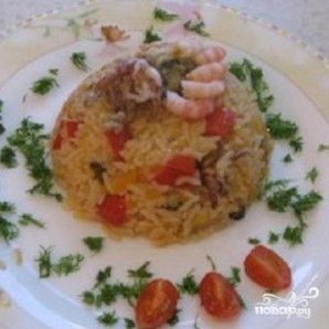 Рис с морепродуктами по-японски - фото шаг 5