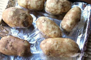 Картофельная запеканка с беконом и сыром - фото шаг 1