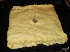 Слоеный мясной пирог - фото шаг 10