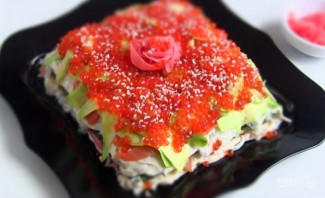 Суши-торт закусочный - фото шаг 9