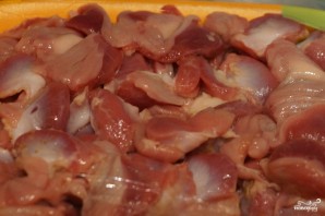 Куриные желудки по-корейски - фото шаг 1