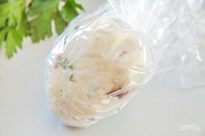 Японские рисовые шарики с сыром - фото шаг 6