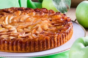 Пирог с творогом и яблоками - фото шаг 10