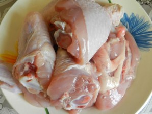 Курица с баклажанами в мультиварке - фото шаг 1
