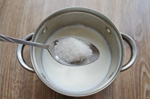 Молочный суп с галушками - фото шаг 4