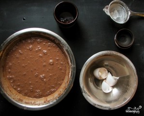Блинный торт шоколадный - фото шаг 3