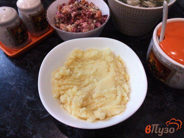 фото рецепта: Картофельное пюре с майонезом и луком