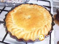 Приготовление пирога с картошкой и огурцами: шаг 7